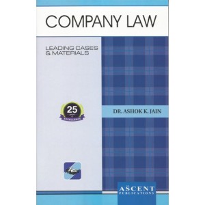Ascent Publication's Company Law by Dr. Ashok Kumar Jain